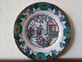 BOCH FRERES CANTON Assiette à dessert 1860 décor japonisant
