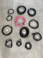 Audio Kabel Set – XLR, Klotz, D’Addario, Ernie Ball, RCA etc