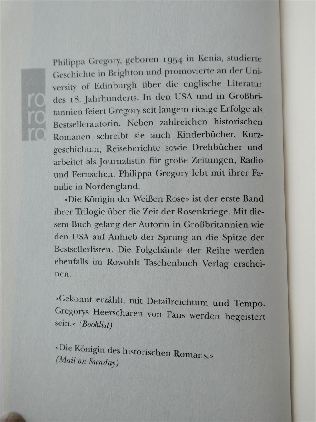 Bücher: Die Königin der weissen Rose, von Philippa Gregory – Gebraucht aus Gattikon von kaandooh 3