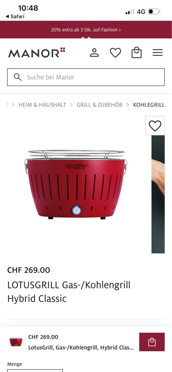 Grils: LOTUSGRILL – Neuf avec emballage d'origine à Maloja par leonharda 7