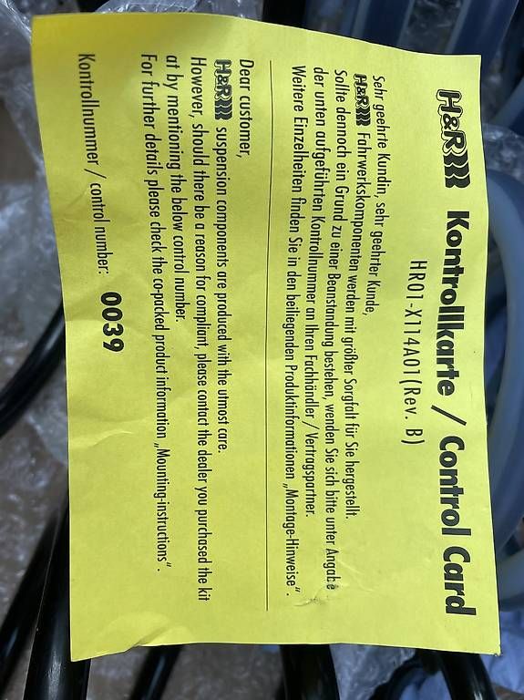 Tutti pezzi di ricambio auto: Fahrwerk Federnsatz MB Viano – Usato da Naters venduto da brunteles 4