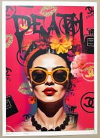 Death: Chanel Frida Kahlo, POP Art, signiert 17/100