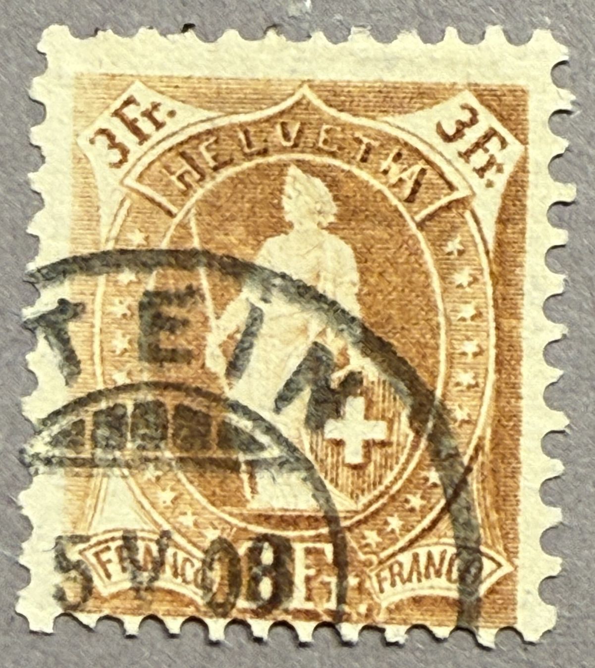 Tutti i francobolli: 100B Stempel Stein, SBK 140.- – Usato da Steinhausen venduto da yukon26