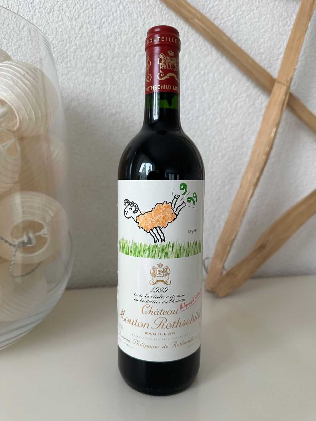 Mouton Rothschild Vino: Château Mouton Rothschild 1999 – Nuovo (secondo la descrizione) da Yens venduto da Rilou80