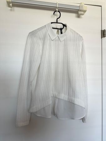 Damenpullover weiss Strick & Bluse - S/M - NEU!
