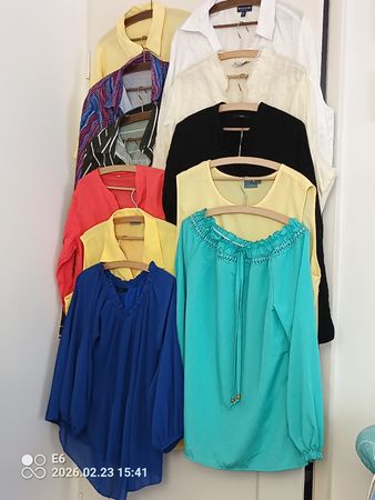 11teiliges Blusenset Grösse L bis 5XL