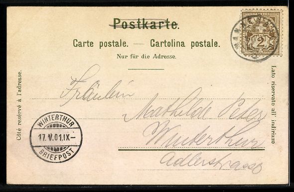 Cartoline postali: AK Arenenberg, Schloss Arenenberg – Usato da Berlin venduto da bartko-reher 1