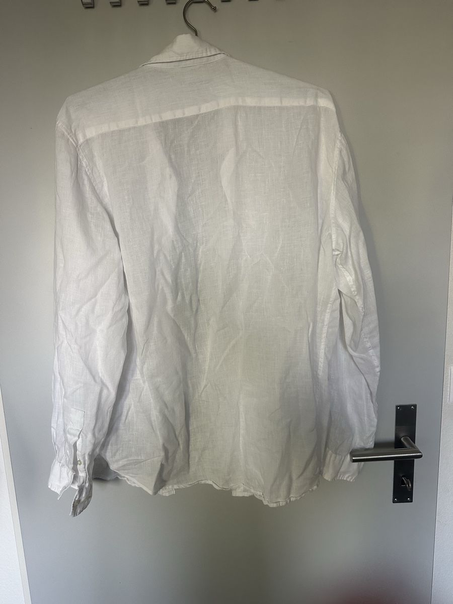 Blusen: Chemise blanche lin 100%  – Neu (gemäss Beschreibung) aus Biel/Bienne von orange1 1