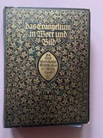 Antikes Buch "Das Evangelium in Wort und Bild" 1920 (d)