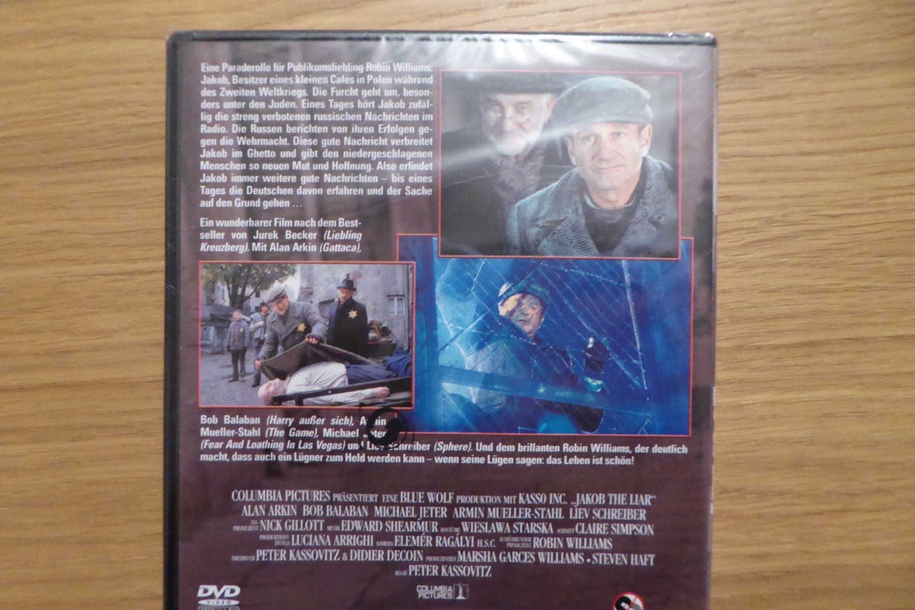 Alle DVDs: DVD OVP Jakob der Lügner Robin Williams – Neu und originalverpackt aus Allschwil von Summelsarium 2