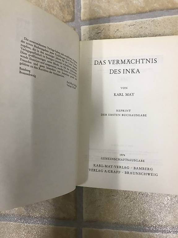 Libri: Karl May - 2 Bücher Union-Reprints – Usato da Löhningen venduto da Sojoso 4