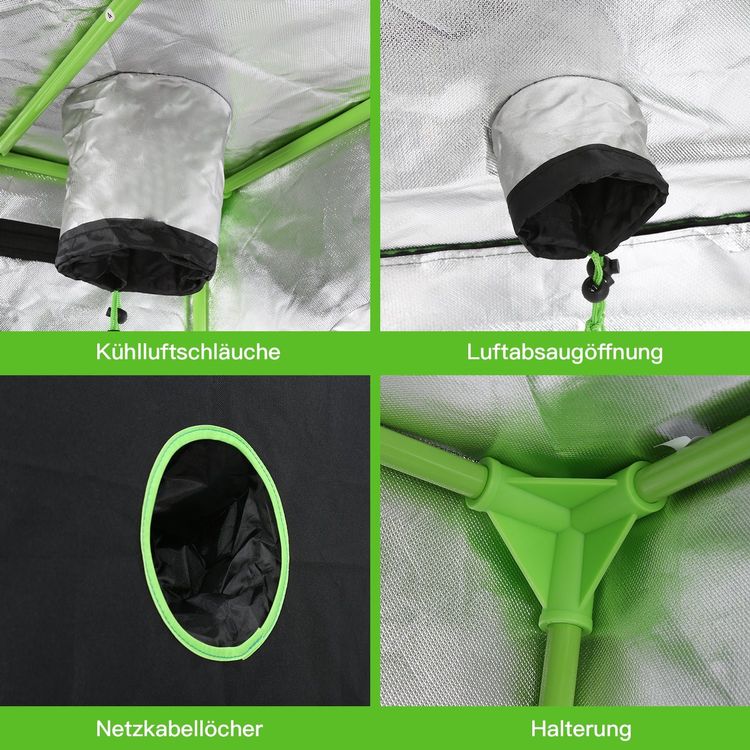 Growbox Gewächshaus Growzelt 120 x 60 x 180 Pflanzenzelt Kaufen auf Ricardo