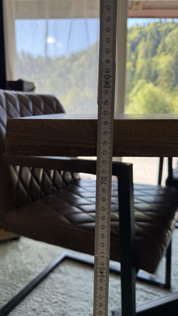 Pfister Tische: Esstisch plus 6 Freischwinger – Gebraucht aus Steg im Tösstal von Beckerbande 8