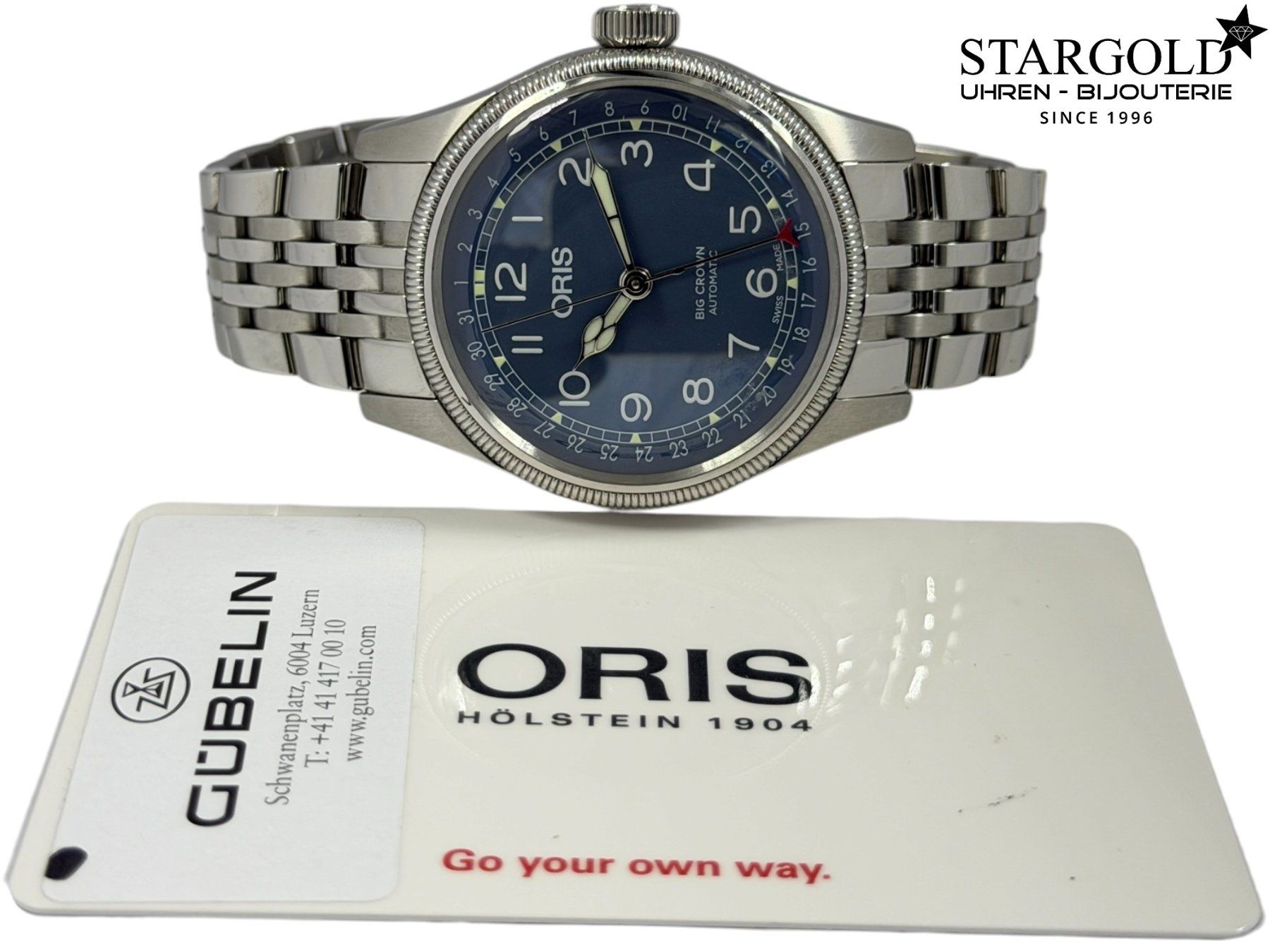 Oris Orologi: Oris Big Crown Pointer Date - 01 754 7785 4065-07 8 20 02 – Usato da Zürich venduto da Stargold-Uhren 9
