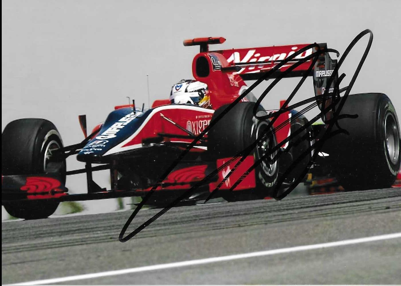 Autografi: Glock, Virgin 2011, original signiert! – Usato da Grünenmatt venduto da F1Racing-Switzerland