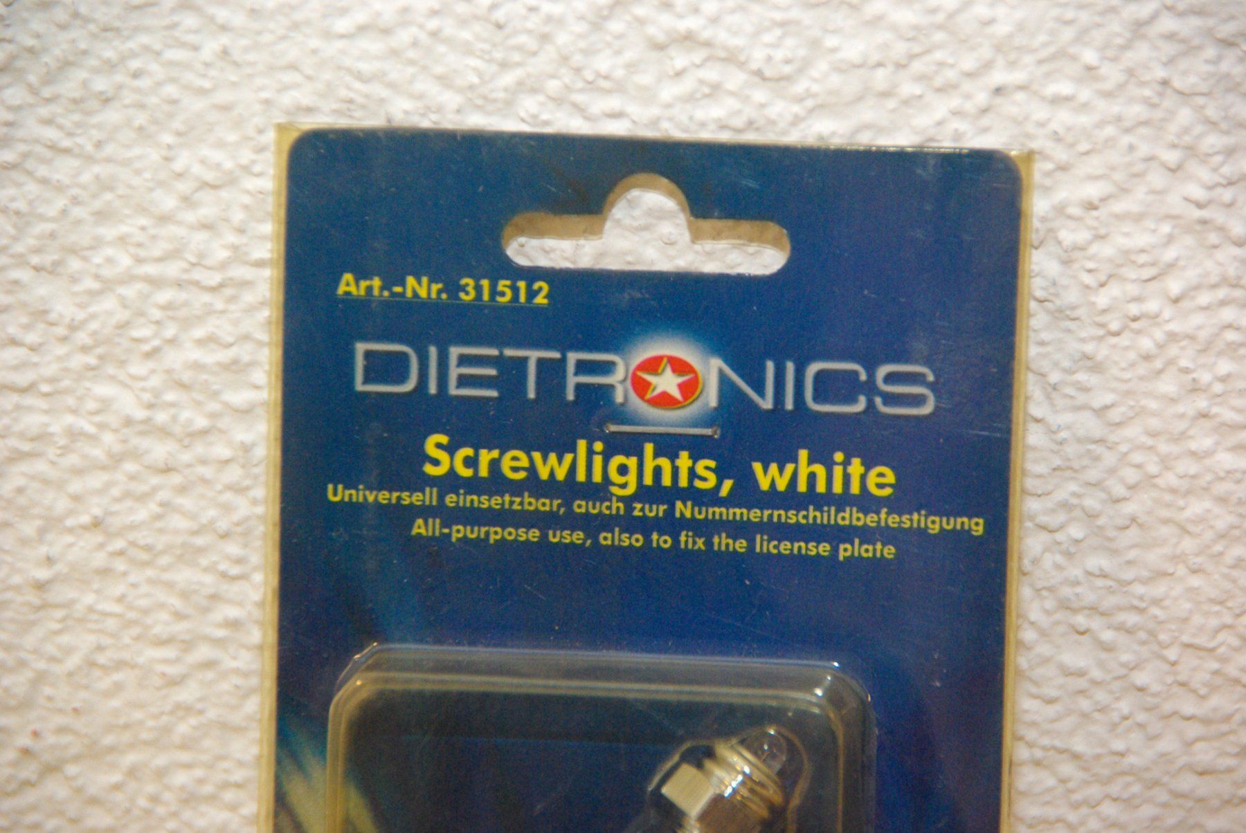 Tutti pezzi di ricambio auto: Screwlights, white von Dietronics - 31512 – Nuovo e nell'imballaggio originale da Herisau venduto da Cevianer1844 1