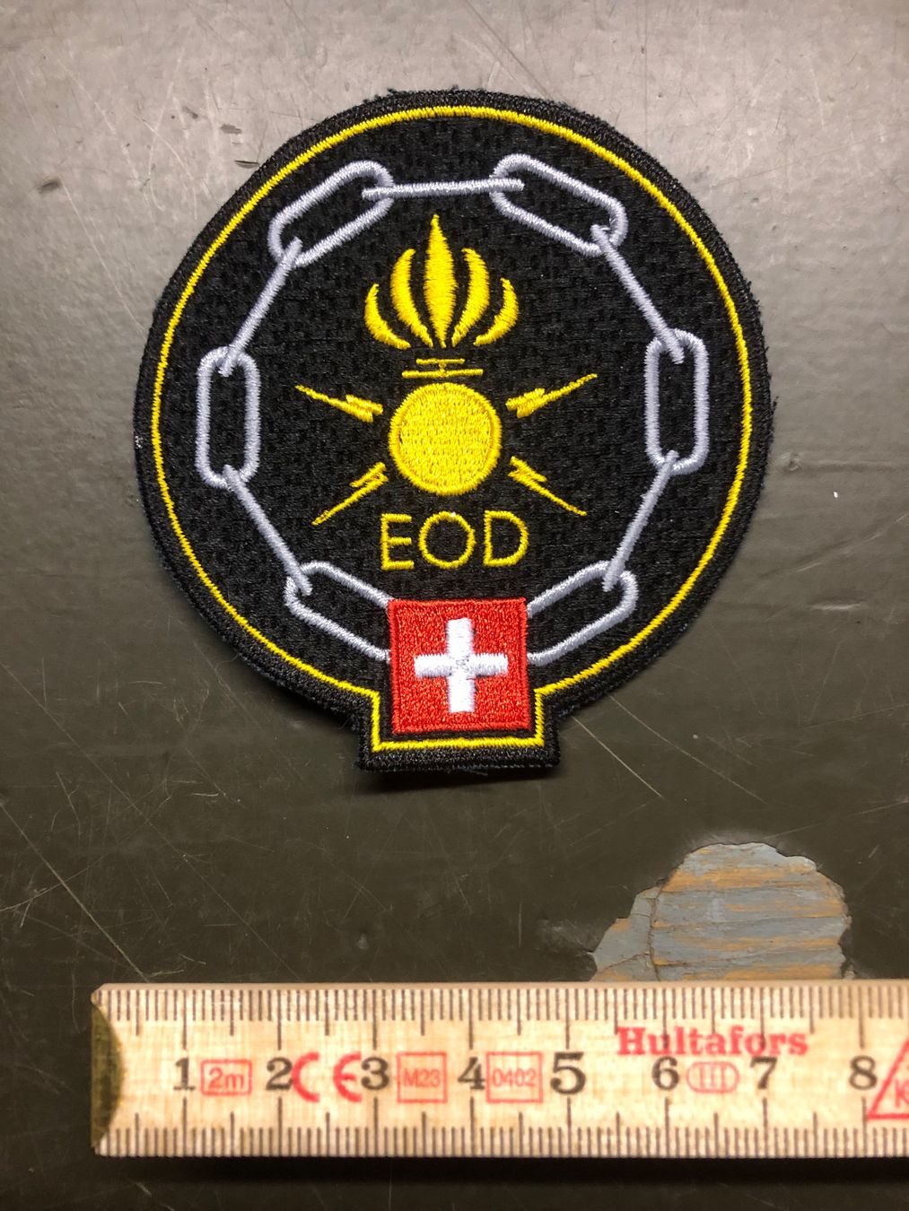 Armée suisse Plaquettes & Badges: Schweizer Armee EOD Badge Patch Abzeichen Militär – Neuf (Voir description) à Madiswil par TEMISO