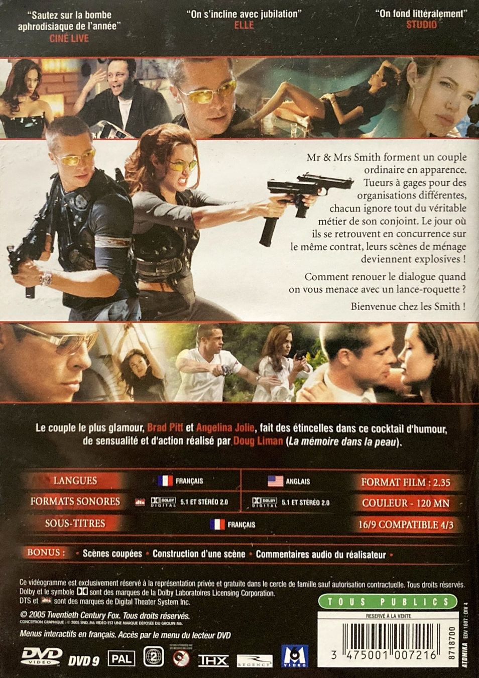 Tutti i DVDs: Mr & Mrs SMITH (1 DVD) – Usato da Bottens venduto da hotter-than-hell 1