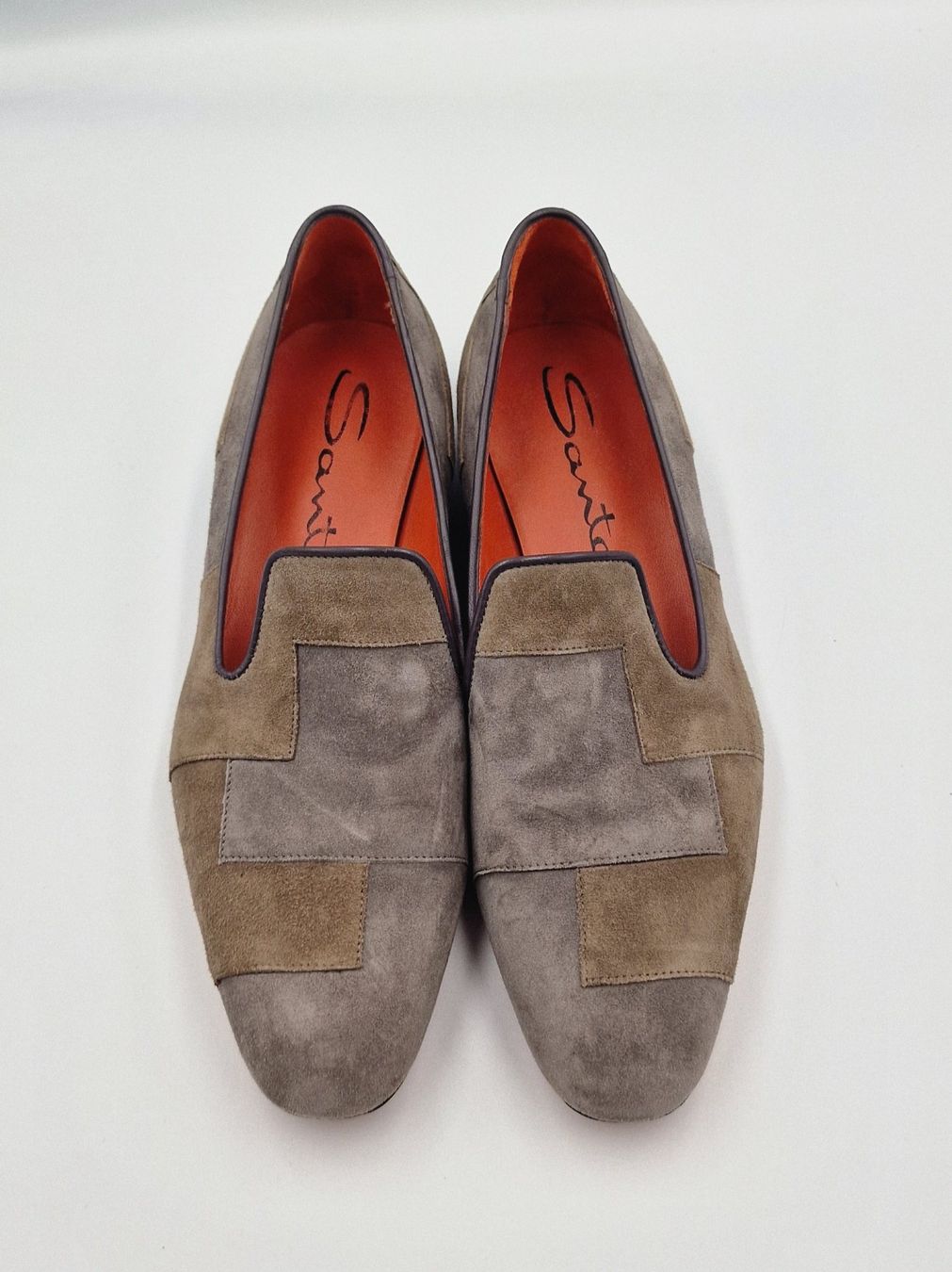 Santoni Scarpe da donna: Santoni Mokassins Wildleder Patchwork Damen Grosse 37 – Usato da Affeltrangen venduto da Nataoli 4