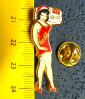 COCA-COLA SEXY GIRL HEIMLIEFER-SERVICE PIN ENAMEL
