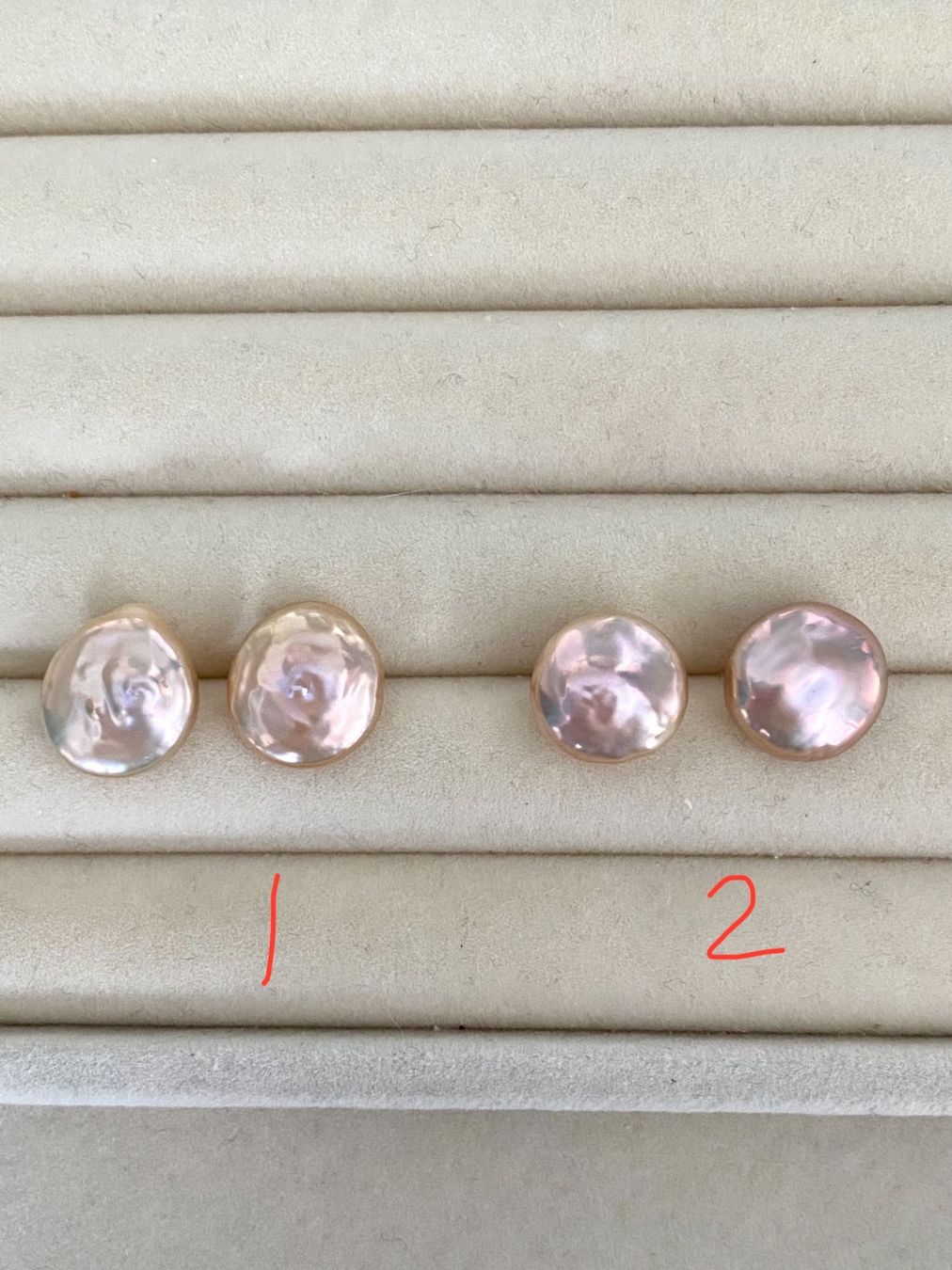 Orecchini pendenti & Orecchini a lobo: 14mm Süsswasserperlen Ohrstecker – Nuovo e nell'imballaggio originale da Sarnen venduto da Yingsperlen3