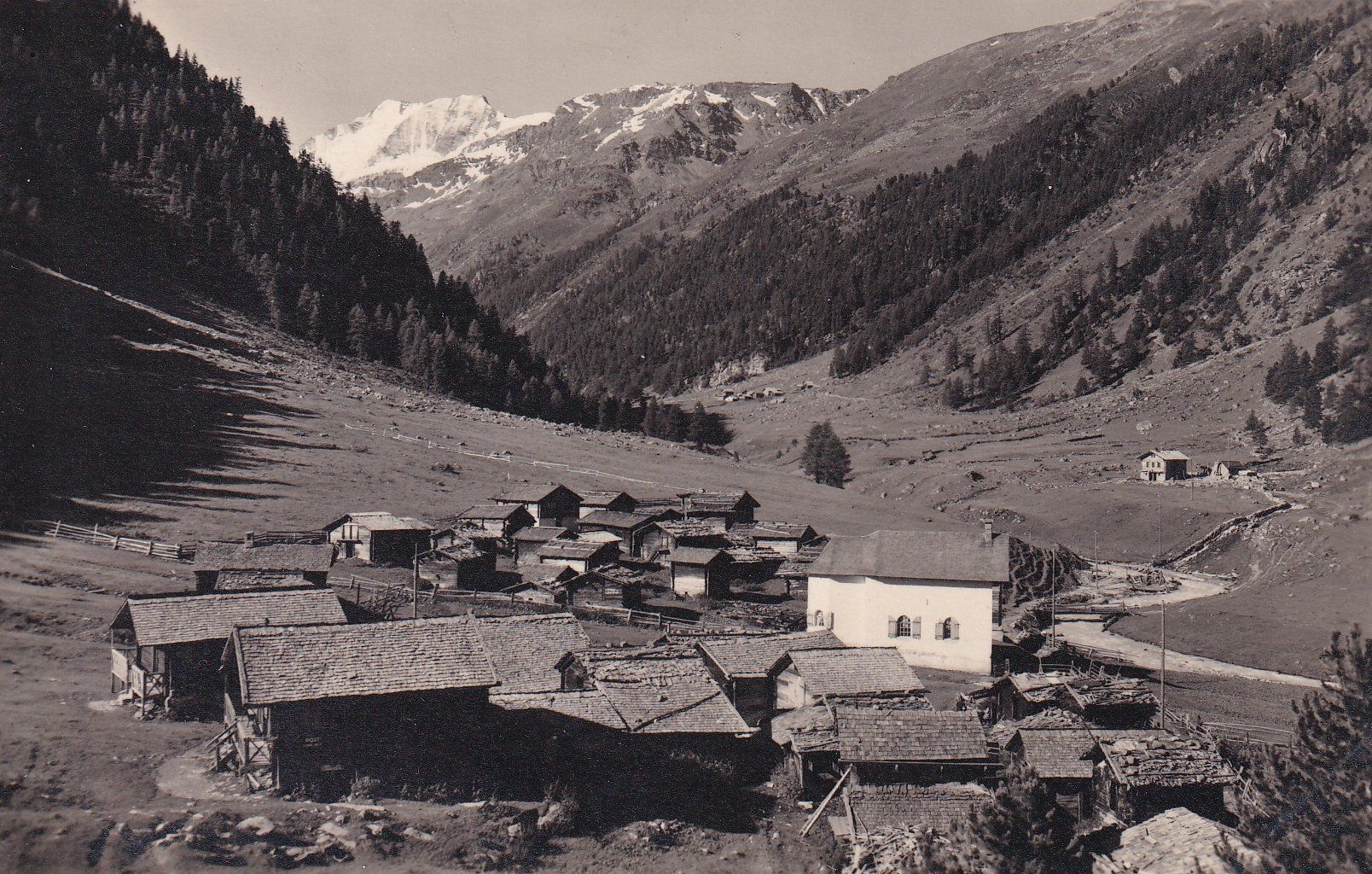Cartoline postali: Gruben  VS  im Turtmanntal  -    5 diverse Ansichtskarten – Usato da Brig venduto da Valcards54