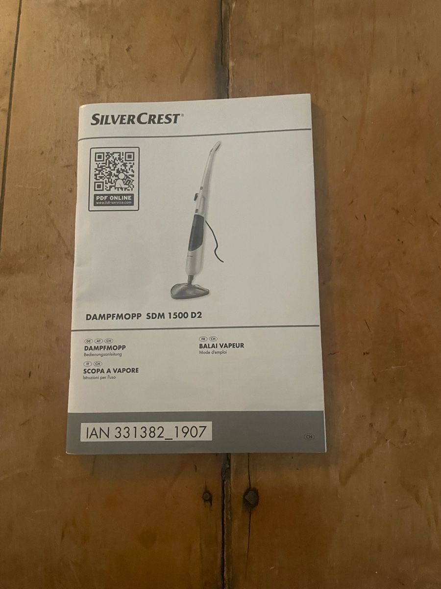 SilverCrest Pulitori a vapore: Silvercrest Dampfmopp SDM 1500 D2 - Guter Zustand – Usato da Zürich venduto da pie_9tng 3