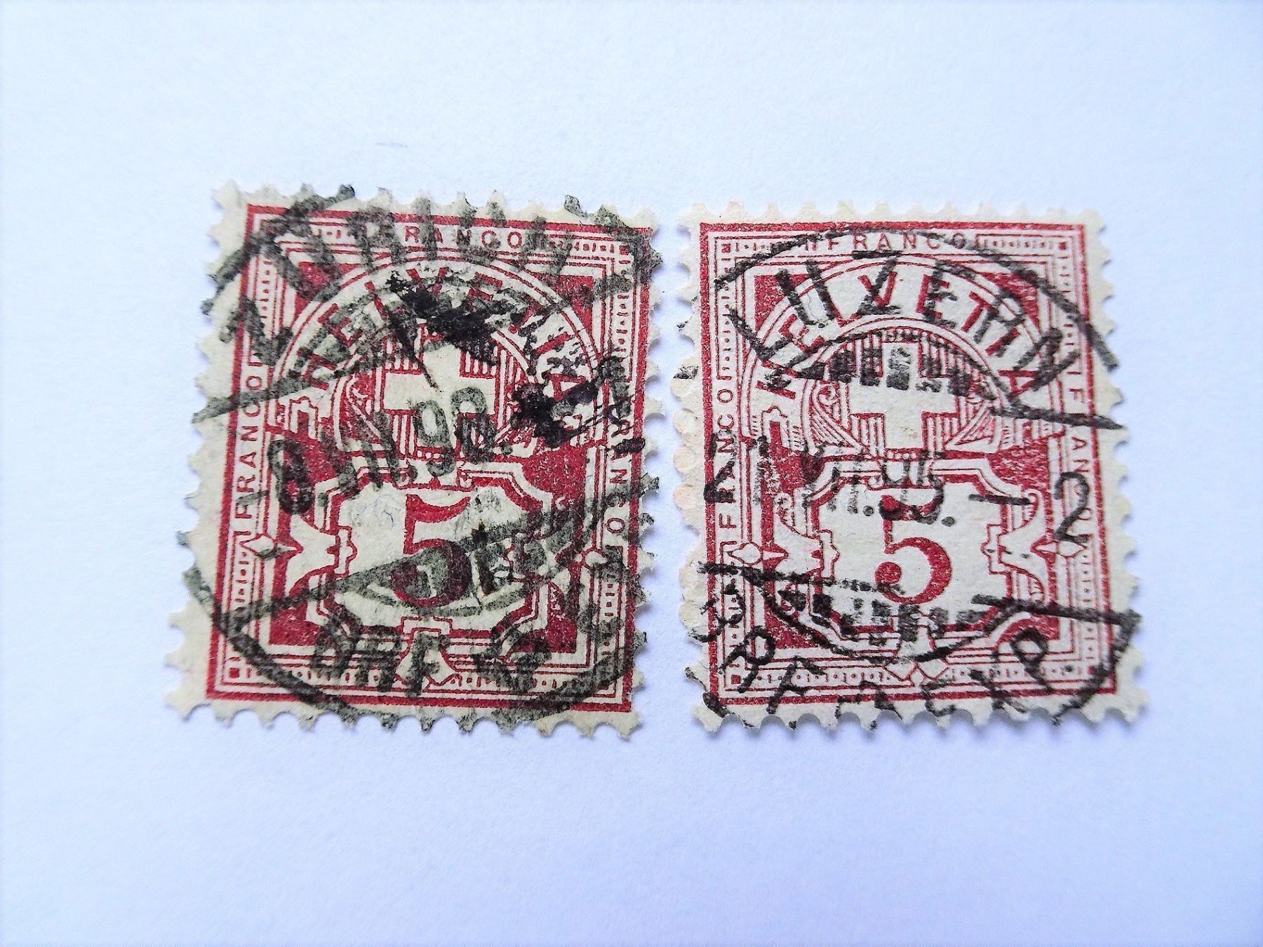Tous les timbres: Vollstempel – D'occasion à Aadorf par Chnorli-Furz