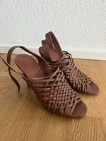 Loro Piana Sandalen dunkelbraun Grösse 36 geflochten