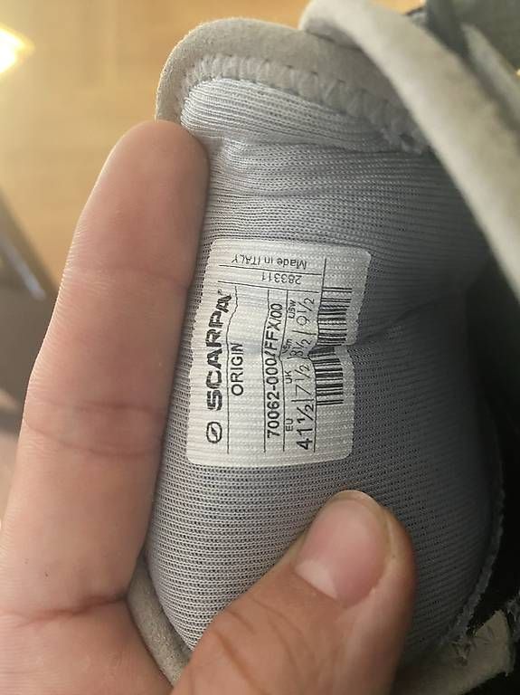Chaussures hommes: Chaussons escalade 41.5 SCARPA – Neuf avec emballage d'origine à Lausanne par Mikael_Druid 4