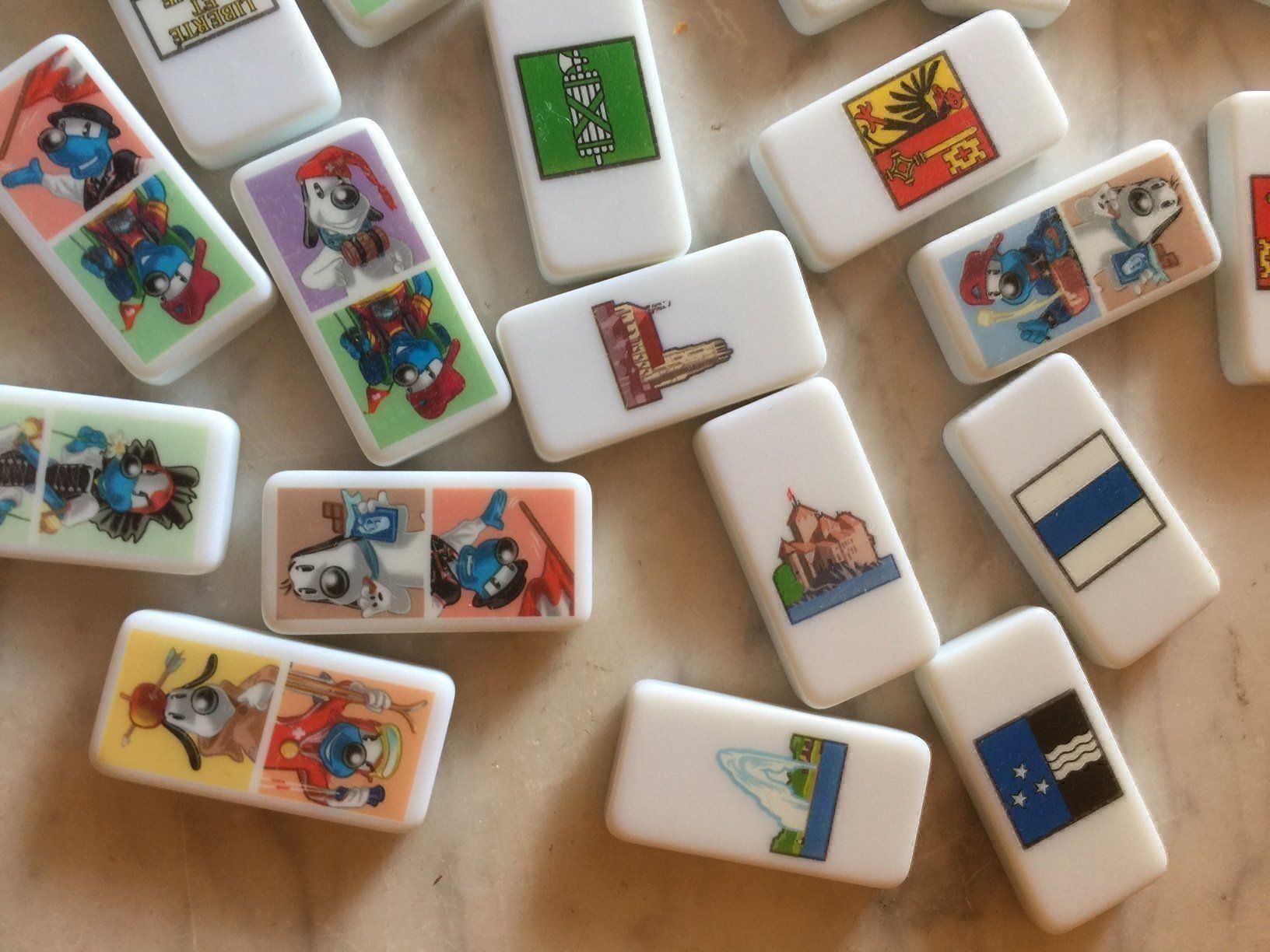 Giochi: Domino-Spiel- mit Comics Bilder – Usato da Bolligen venduto da Astrophysiker06 5