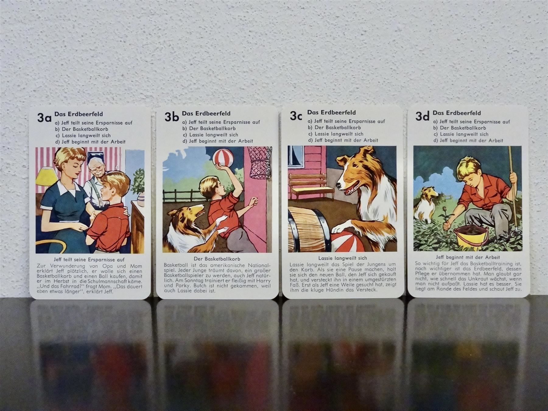 Giochi: schönes altes Quartett LASSIE – Usato da Kerzers venduto da wisaundso 5