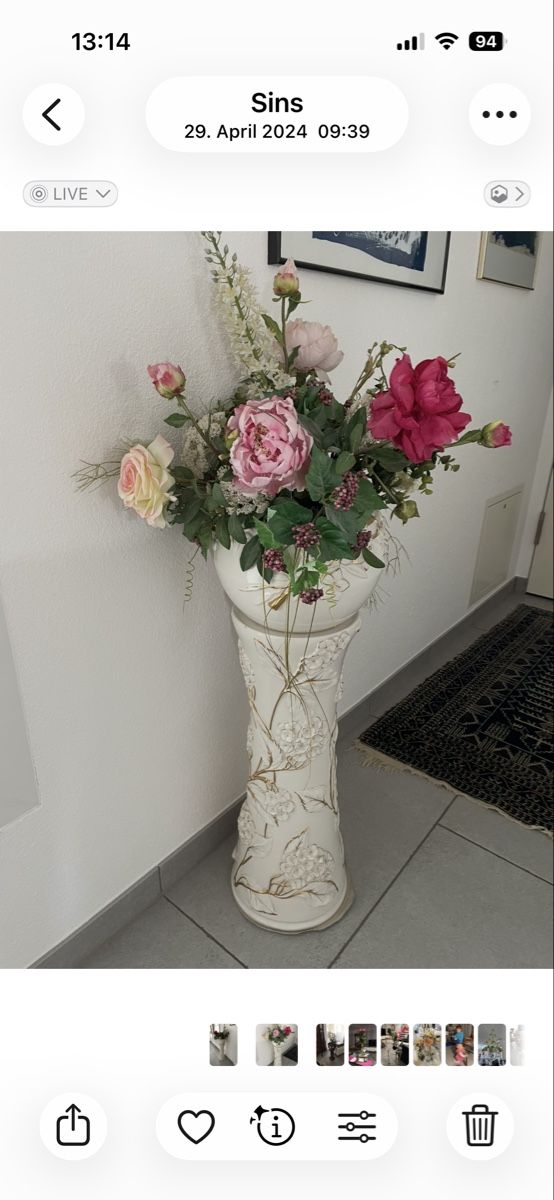 Vasi per fiori: Säule mit Blumentopf (Gaspo) – Usato da Sins venduto da ger_d8rz
