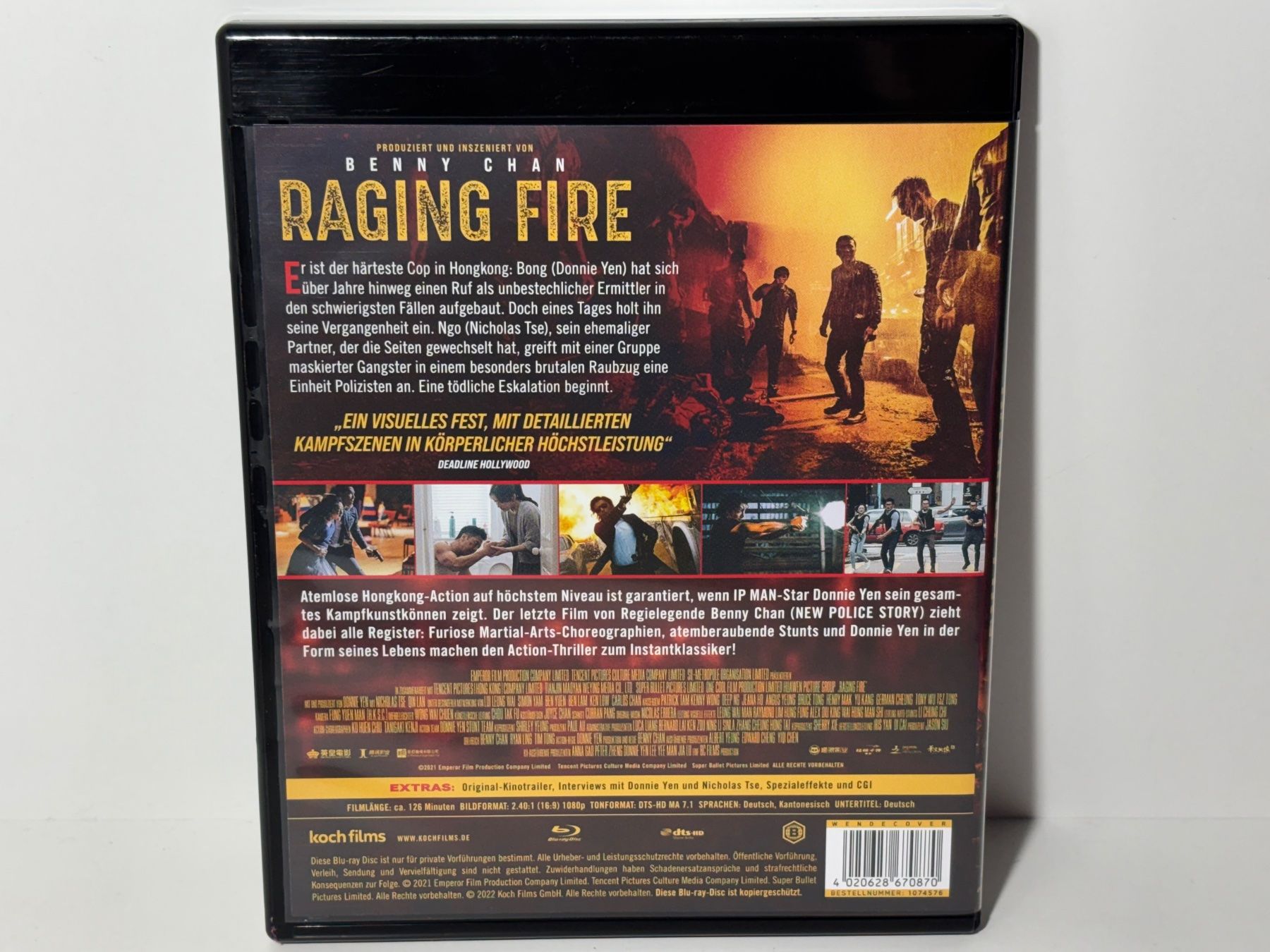 Alle DVDs: Raging Fire Blu Ray – Gebraucht aus Wilderswil von Sstriker 1