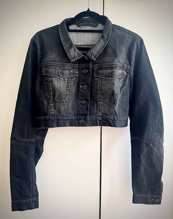 Rundholz Cropped Jeansjacke XS