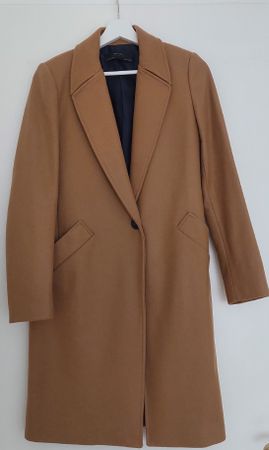 Manteau midi camel