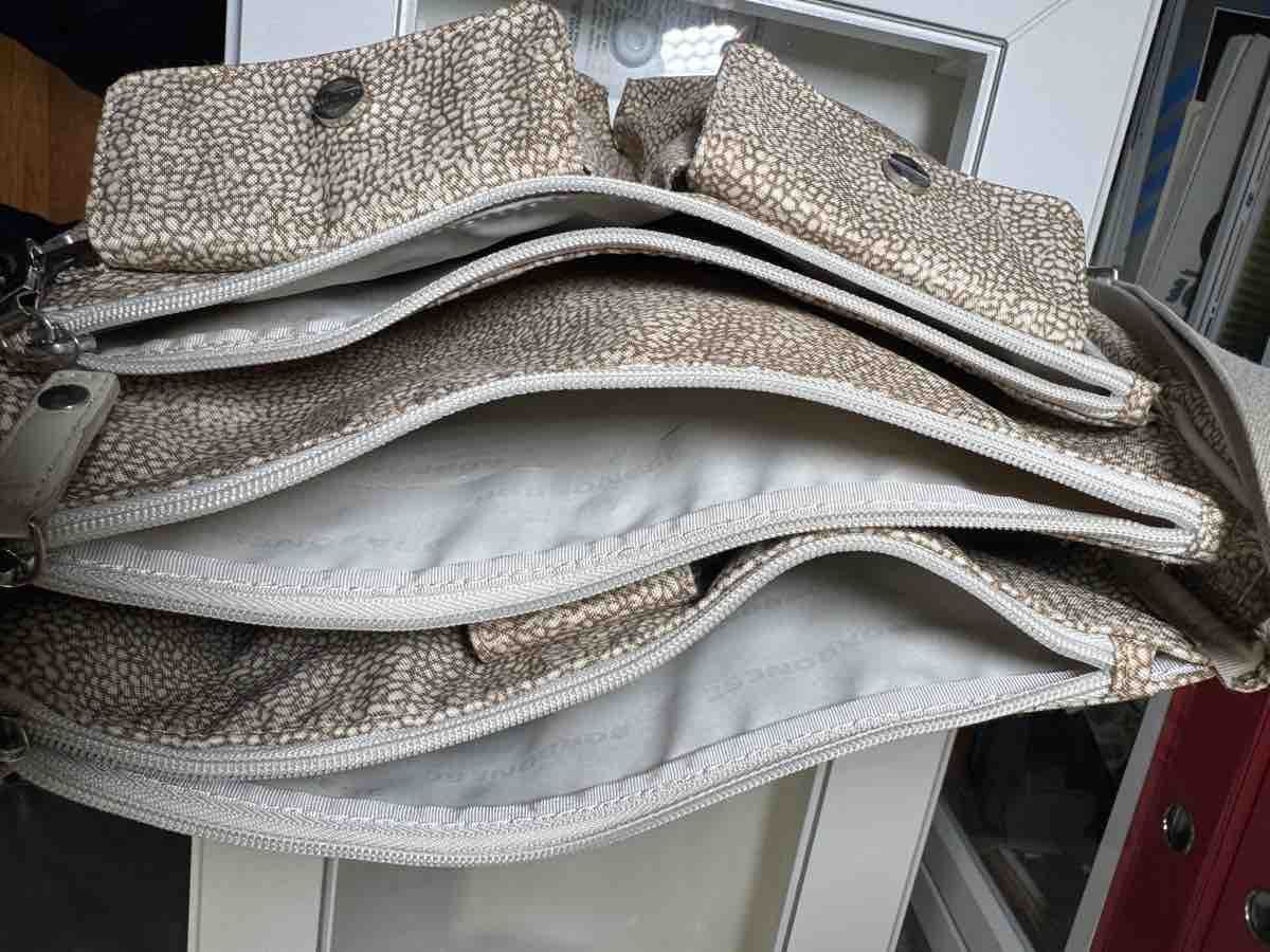 Borbonese Taschen für Damen: Borbonese Handbag, Beige Pattern, Acceptable – Gebraucht aus Viganello von NicodemusRoger 5