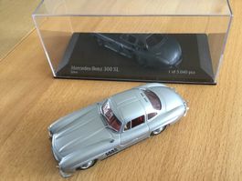 Mercedes-Benz 300 SL Silber, Sammlermodell Minichamps