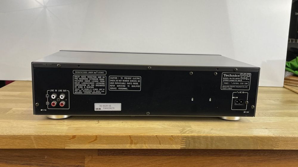 Technics stereo cassette deck RS-B605 2