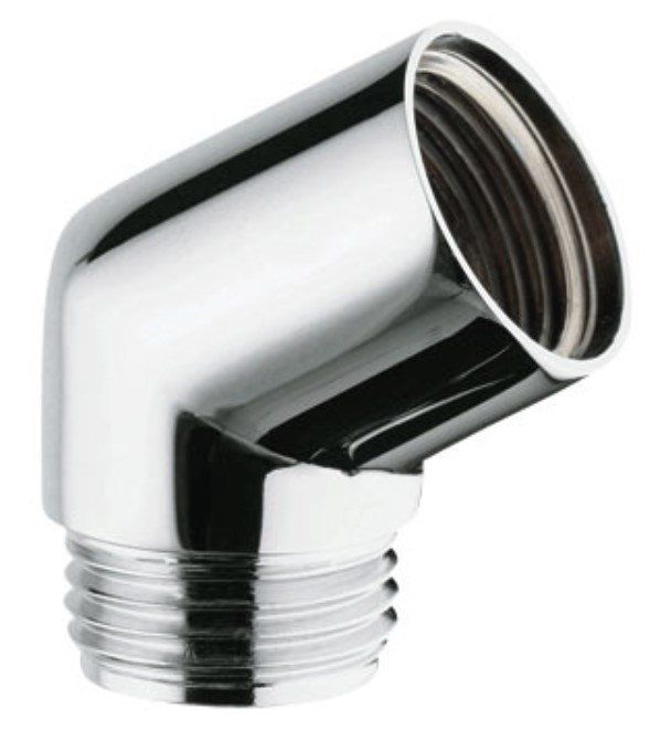 Winkelstück-Set Für Handbrause – 90° Und 135° Adapter Aus Kupfer, 1/2 Zoll, Mit Unterlegscheiben