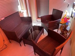 Rattan Balkon/Gartenlounge