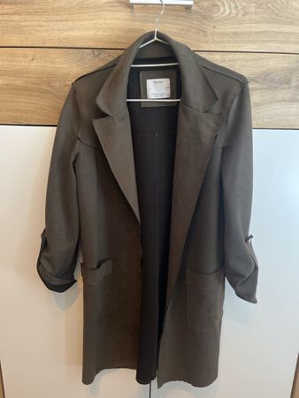 Damen Mantel Bershka Khaki Grösse XS neuwertig