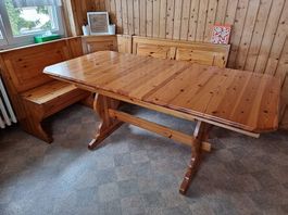Eckbank mit Tisch aus Ahornholz von Micasa 