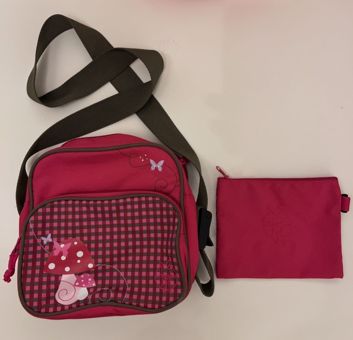 Lässig Borse & Zaini: Lässig Kindergartentasche pink/olive – Usato da Rothenburg venduto da Calabasas99