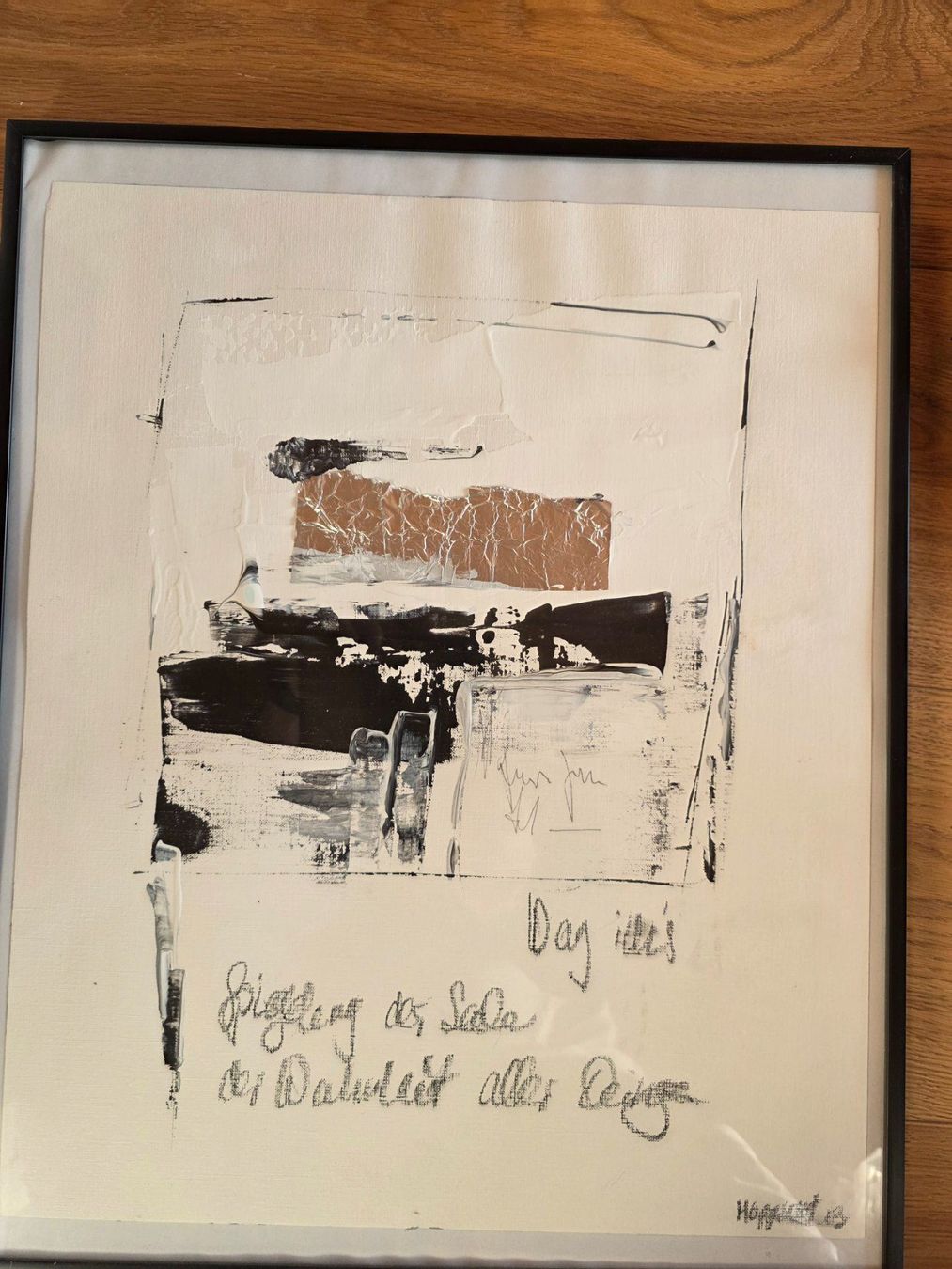 Dipinti: Gemälde Acryl Collage signiert – Usato da Walterswil BE venduto da Lonitti 1