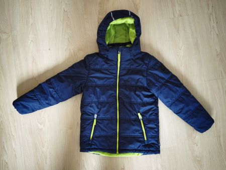 Jungen Winterjacke C&A blau Gr 128