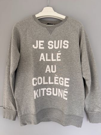 Sweatshirt JE SUIS ALLÉ AU COLLÈGE KITSUNÉ