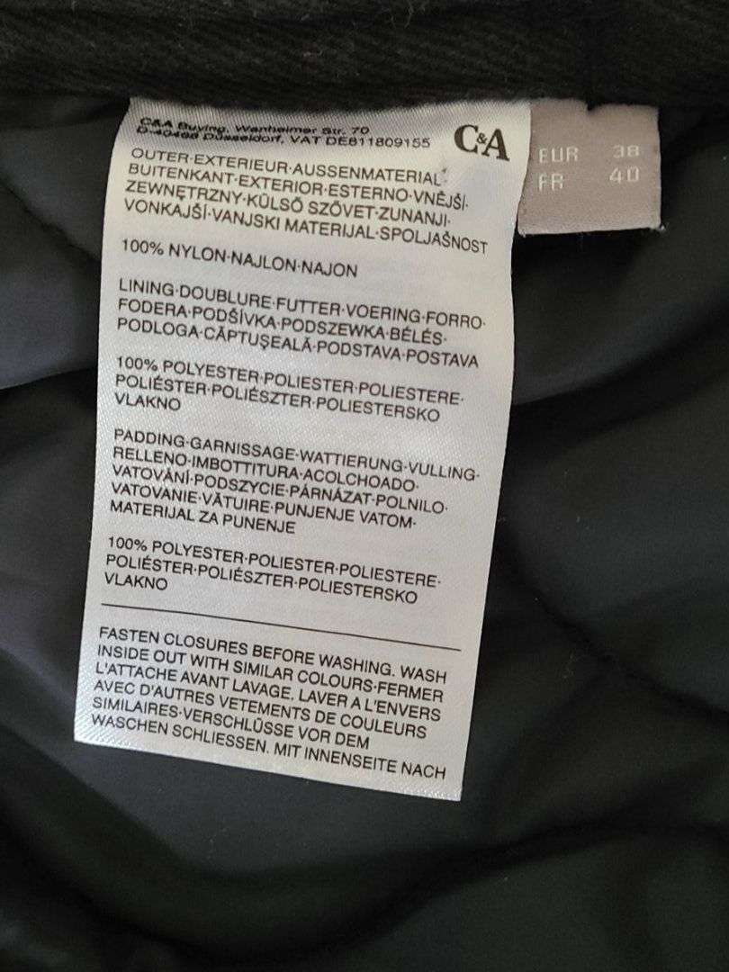 C&A Giacche: Steppjacke von C&A, Gr. 38 – Usato da Basel venduto da Luzora 9