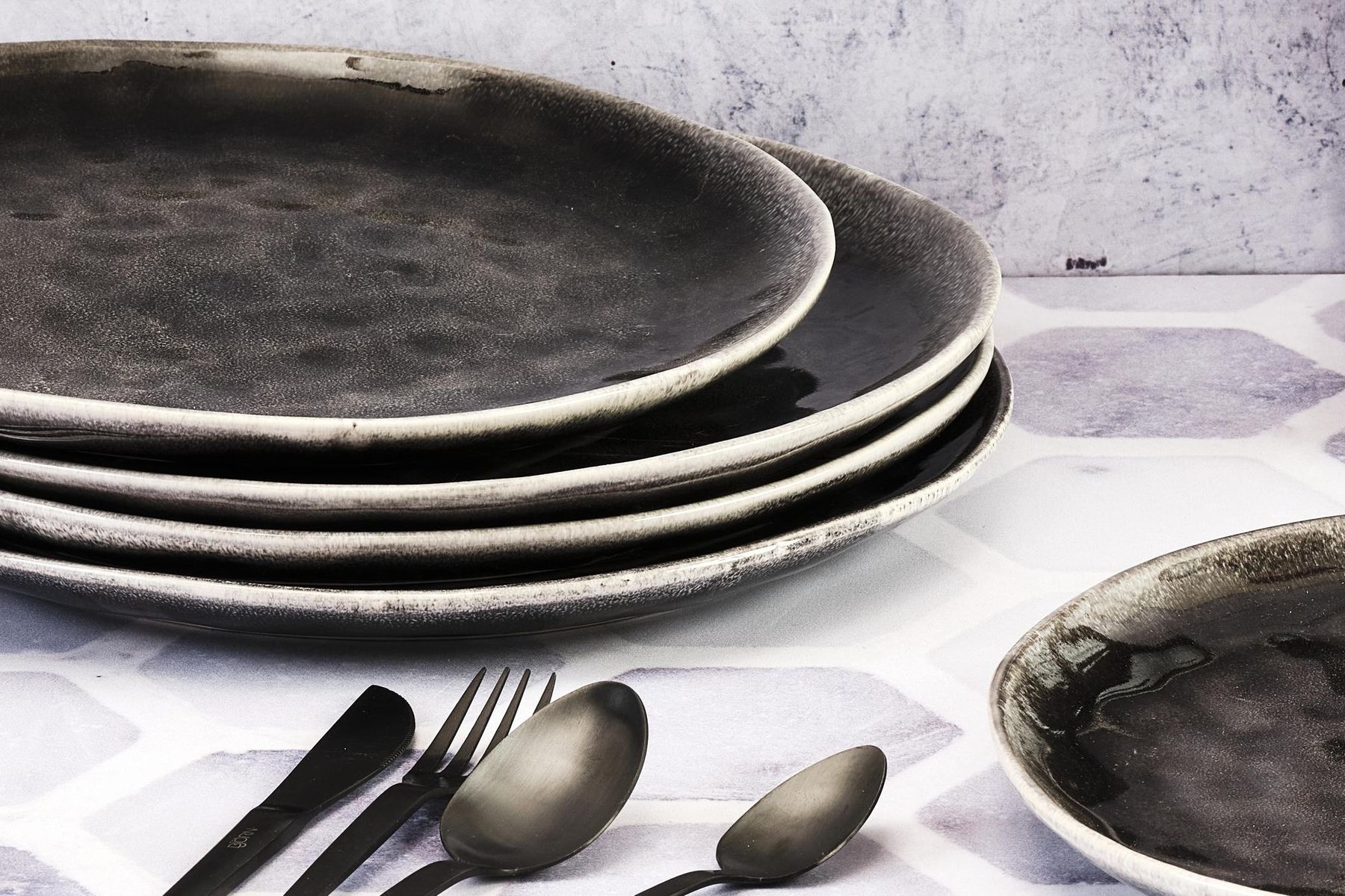 Services de table: Geschirr-Set MOON – Neuf avec emballage d'origine à Bremgarten AG par simpliCH 1
