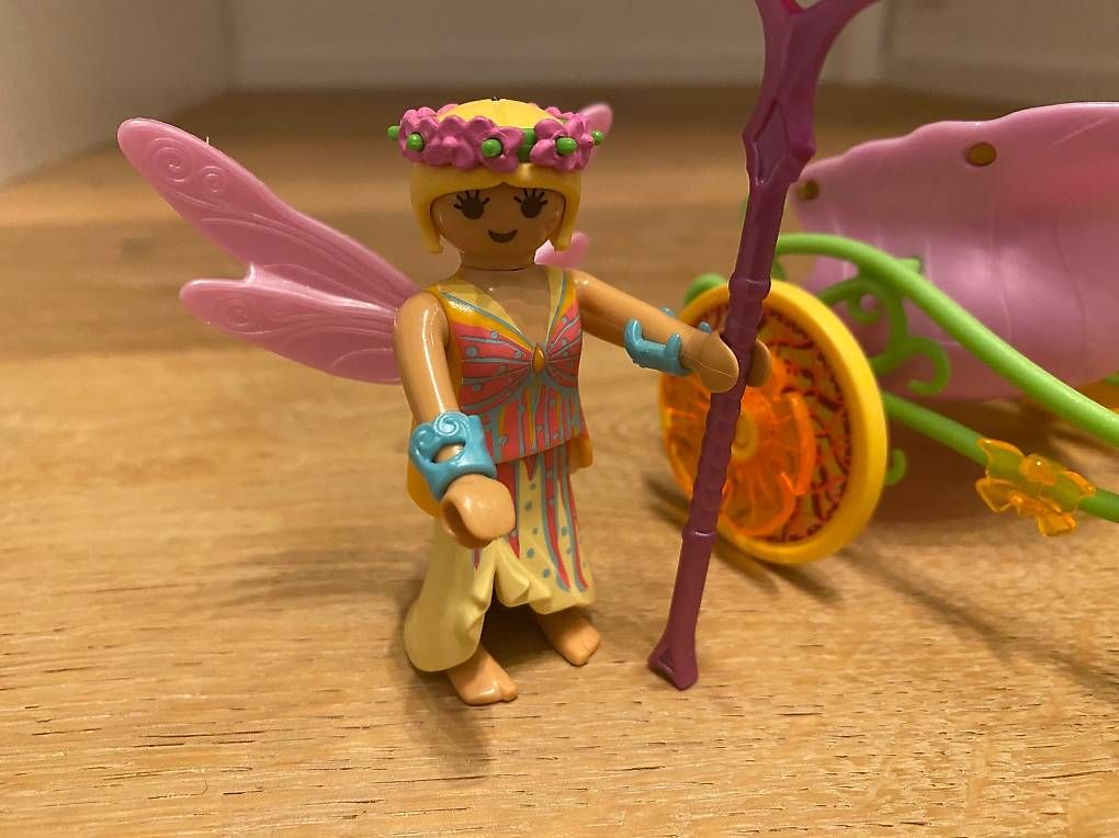Spielzeuge: PLAYMOBIL 9136 Blumenfee mit Einhornkutsche – Gebraucht aus Steinach von Susansung 2